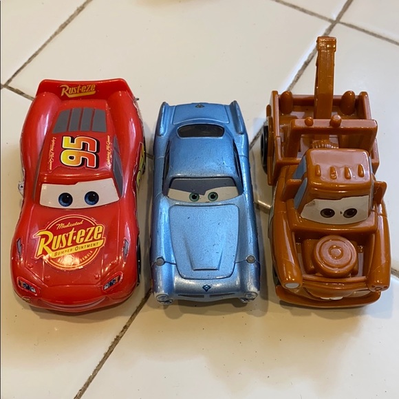 Disney | Toys | Disney Car Toy Set Used For Collection | Poshmark